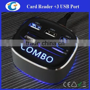 Novelty Gift 3 Ports Usb Hub With Different Card Readers thumbnail-6
