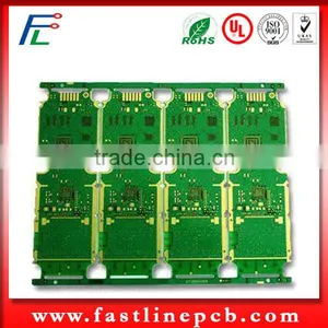Green Solder Mask Rogers PCB 4 - Layer 1OZ Copper THK High Reliability thumbnail-1