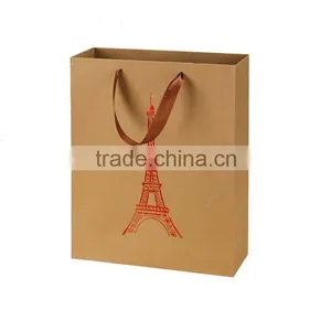 2015 High Quality Custom Cheap Craft Paper Bag Custom Brown Paper Bag thumbnail-6