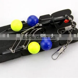 Surfcasting Rig Pulley Float Rig Two Trace Blue & Yellow Floats thumbnail-2
