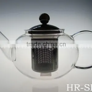 Heat Resistant Glass Teapot thumbnail-1