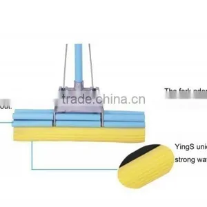 Cleans Corner of Floor Effectively Bucket Wringer Pva Mop thumbnail-2