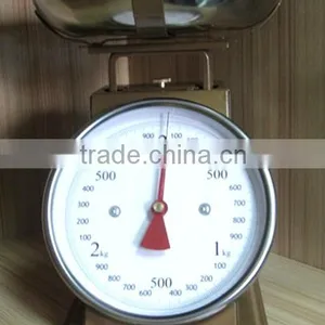 Accurate 1/3/5kg Kitchen Weighing Scale/Manual Kitchen Scale/Mechanical Stainless Steel Kitchen Weight Scale With Bowl thumbnail-5
