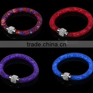 2015 New Design Colorful Crystal Stardust Magnetic Bracelet for Women thumbnail-1