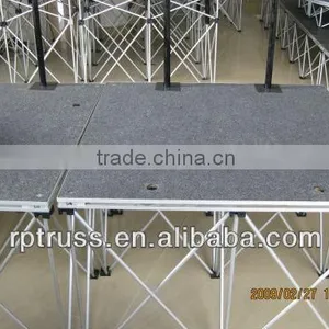 Portable Aluminum Stage With Portable Risers thumbnail-2