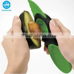 Amazon Hot Selling Multifunctional Plastic Avocado Cutter Pitter thumbnail-2