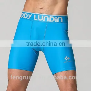 Wholesale Blue Custom Mens Running Shorts for Male thumbnail-1