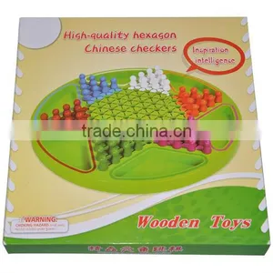 21*21*4cm Quality Wooden Chinese Checker With Promotions thumbnail-1