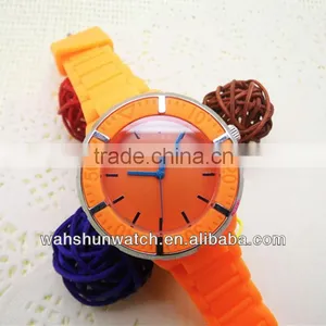 2013 Best Selling Cheap Custom Logo Fashion Slim Silicone Watch thumbnail-1