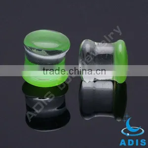 New Arrival Glass Ear Plug Body Jewelry Piercing Pyrex Glass Gauges thumbnail-2