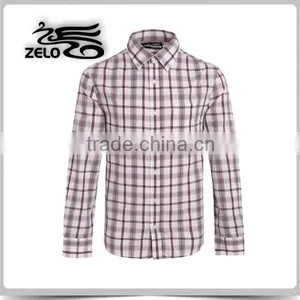 2015 Latest Mens Green Plaid Shirt for Men thumbnail-1