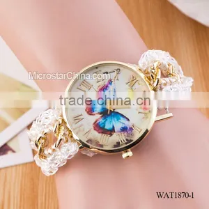 DIY Hand Made Woven Chain Butterfly Braided Watch thumbnail-1