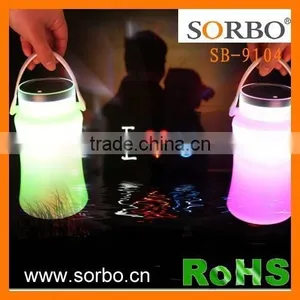 Solar Underwater LED Floating Waterproof Pool Light ,Silicone Solar LED Pool Party Inflatable Lantern thumbnail-2