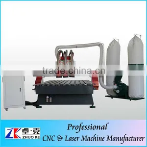 ZK-1325 CNC Router With Auto Tool Changer By Pneumatic Cylinder thumbnail-1