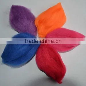 Recycled Colored PET Bottle Polyester Staple Fiber thumbnail-1