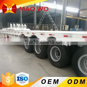 New Design 40ft Lowbed Truck Body Dolly Semi-trailer for Sale thumbnail-1