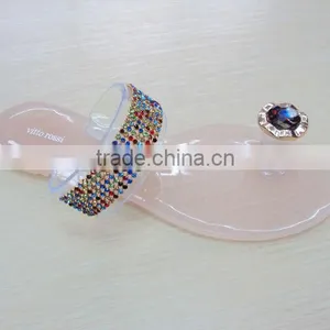 Pretty Crystal Jelly Shoes for Women5Y1306121 thumbnail-1