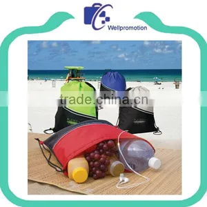 Wholesale Polyester Drawstring Sport Bags Drawstring Backpack thumbnail-5