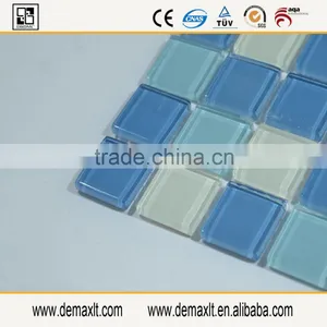 High Quality 300*300mm Cheap Swimming Pool Tile Glass Mosaic thumbnail-3