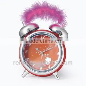 Table Alarm Clock With Feather thumbnail-1