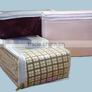Clear Vinyl Pvc Zipper Blanket Bags for Bedding thumbnail-4