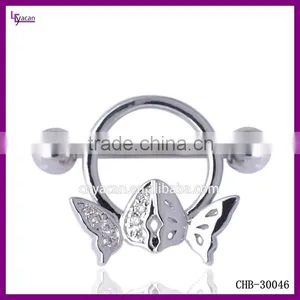Stainless Steel Body Jewelry Unique Nipple Stretching Piercing thumbnail-1
