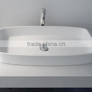 China Manufacture,wall Hung Wash Basin Solid Surface Wash Basin,Artificial Stone Washing Basin thumbnail-4