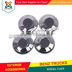 Trucks Mercedes Benz Wheel Caps Set of 4 Steel Center Caps Wheel Cover thumbnail-1