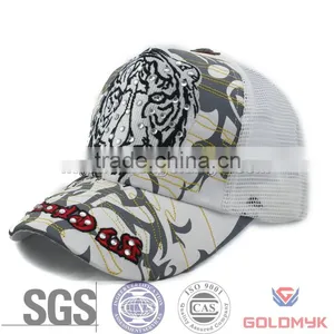Skull Mesh Hat With Rhinestone thumbnail-1