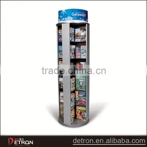 Wooden Rotating Standing Magazine Racks thumbnail-1