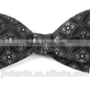 2016 Fashion Cheap Floral Jacquard Polyester Large Bow Tie thumbnail-6