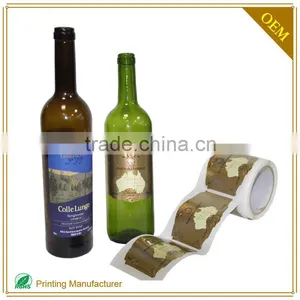 Multiple Design Label For Glasses In Wine Labels With LOGO Printing thumbnail-2