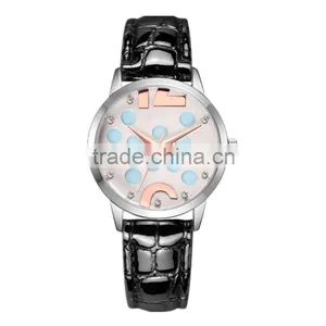 New Models From Doris Watch Fashion Design Pink Spot Dial Japan Movt Women's Wrist Latest Watches thumbnail-5