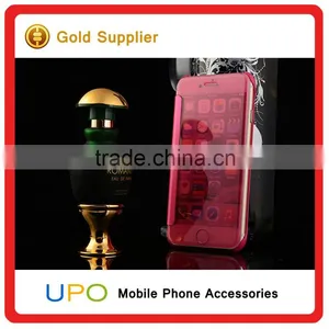 [UPO] 2016 New Luxury Smart Flip Slim View Electroplating Mirror Hard Clear Transparent Case For Samsung Galaxy A5 thumbnail-4