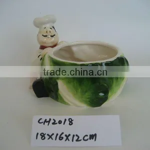 Hand Painted Cooker Soup Bowel thumbnail-1
