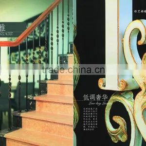 Wrought Iron Stair Handrail / Stainless Steel Handrail Bracket for Sale thumbnail-3