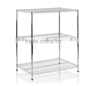 New White 5-Tier Corner Rack Display Shelf Kitchen Storage Wire Shelf thumbnail-4