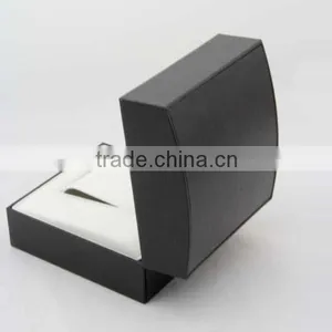 Black Fancy Paper Watch Box , Cardboard Watch Box , Watch Box Packaging thumbnail-3