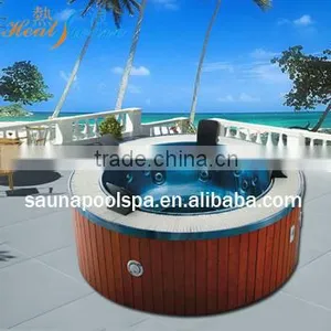 Traditional Round Whirlpool Outdoor Spa With Masage Bath Hot Tub(M-3329) thumbnail-1