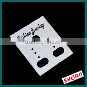 PVC Card Printing With Black Logo for Earring thumbnail-1