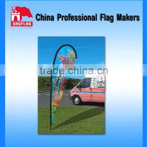 Tear Drop Banners 2.2m H With Grass Spike thumbnail-1