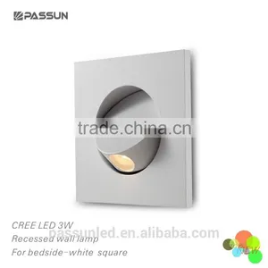 High Quality Square Indoor Recessed Led Bedside Light thumbnail-3