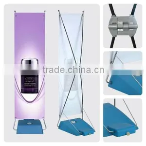 2013 Hot Sale & High Quality Indoor & Outdoor X Banner Stand Displays, Outdoor Water Tank x Banner Display for Advertising thumbnail-1