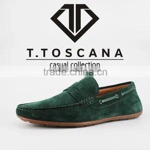 Suede Shoes for Men Flat Suede Shoes Suede Driving Shoe thumbnail-1