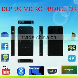 2016 Cheap DLP U9 Projectors LED Portable 1920x1080 Micro Projector From Dragonworth thumbnail-1