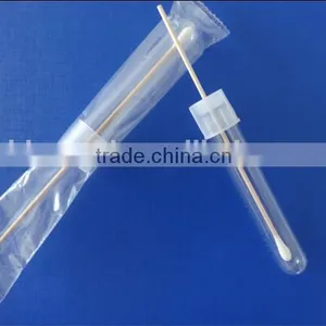 Disposable Laboratory Short Absorbent Cotton Swab Tubes thumbnail-1