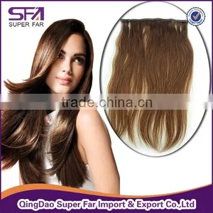 2015 New Virgin Brazilian Hair ,hair Extension Clip In, Long Curly Clip in Human Hair Extension thumbnail-1
