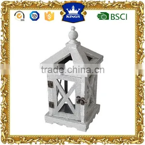 Stand Derorative Wood Candle Lanterns thumbnail-1