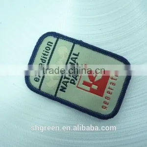 Round High Density Woven Label With Serging Border for Kids Garment thumbnail-5