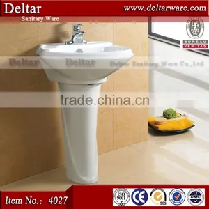Chaozhou Toilet Factory Direct Ceramic Pedestal Wash Basin thumbnail-3